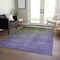 Homeroots 5' X 8' Olive Green and Purple Ombre Washable Non Skid Indoor Outdoor Area Rug 563722 - alternate 2