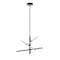Afx Knoll - LED Pendant - 24in - Black KNOP24LAJUDBK - alternate 1