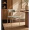 Manhattan Comfort Serene Metal Upholstered Dining Chair in Taupe DC1882-TP - alternate 1