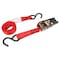 Performance Tool 2 pk. 1 in. X 15 ft. Tie Down Straps, Ratchet Tie Down Straps, Red, 2PK W1824 - alternate 4