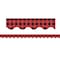 Teacher Created Resources Red and Black Gingham Scalloped Border Trim, 35 Feet Per Pack, 6PK TCR5881 - alternate 3