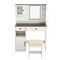Homeroots 37" White Wood Lighted Mirrored Dresser 691718 - alternate 2