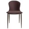 Leisuremod Mosaic Collection Modern Dining Chair in Plum Purple Fabric MC44PR - alternate 2