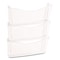 Rubbermaid Unbreakable Three Pocket Wall File Set, Letter, Clear 65976ROS - alternate 2