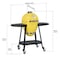 Sunjoy 20IN Egg-shaped Grill with Pizza Plate, Yellow A504002327 - alternate 3