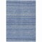 Homeroots 8' X 10' Denim Blue And Sky Blue Striped Washable Indoor Outdoor Area Rug 615347 - alternate 2