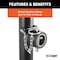 Curt Pipe-Mount Swivel Jack, 3000 lb Lifting, 15 in Max Lift H, 31-1/2 in OAH, Composite 28356 - alternate 3
