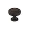 Amerock Winsome 1-1/4 in 32 mm Diameter Oil Rubbed Bronze Cabinet Knob BP36765ORB - alternate 1