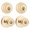 Kwikset Deadbolt and Entry Lockset, 3 Grade, Keyed Key, Polished Brass, 238 x 234 in Backset 242T3CP6ALRCS - alternate 3