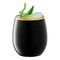 Smarty Had A Party 12 oz. Black with Gold Elegant Stemless Plastic Wine Glasses (64 Glasses), 64PK 3712-BK-G-CASE - alternate 2