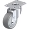 Blickle Swivel Plate Caster, TPR, 3-1/8", 220 lb., Caster Load Rating Range: Light-Duty LKPA-TPA 80KF-12 - alternate 1