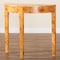 Bali & Pari Jihan Modern and Contemporary Natural Real Burl Wood Half-Moon Console Table 253-14027-ZORO - alternate 2
