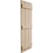 Ekena Millwork Rustic Three Board Joined Board-n-Batten Rough Sawn Faux Wood Shutters, 16 1/2W x 84H, PR SHUBJS16X84RSPR - alternate 2