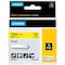 Dymo Label Tape Cartridge, Black/Yellow, Labels/Roll: Continuous 18433 - alternate 1