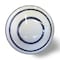 Homeroots Set of Eight White And Navy Blue Geo Lines Ceramic Drawer Pull Knobs, 8PK 332348 - alternate 1