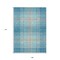 Homeroots 9' X 12' Teal Blue Gray And Brown Plaid Washable Indoor Outdoor Area Rug 596367 - alternate 2