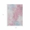 Homeroots 9' X 12' Blush Ivory And Blue Abstract Washable Indoor Outdoor Area Rug 617393 - alternate 3