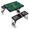 Picnic Time Family Of Brands Philadelphia Eagles - Football Field - Picnic Table Portable Folding Table with Seats, (Black) 811-00-175-245-2 - alternate 1