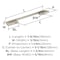 Amerock Angle 5-1/16 inch (128mm) Center-to-Center Satin Nickel Cabinet Pull, 25PK 25VMP37301G10 - alternate 2