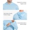Protectx Sun Protection Hoodie, Polyester, Arctic Blue, M, 2 PK HD-APL130-ART-02-M - alternate 3