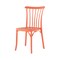 Homeroots Set of Four 22" Salmon Heavy Duty Plastic Outdoor Stacking Dining Chairs 565182 - alternate 1