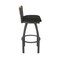 Holland Bar Stool Co Revelle 30in Swivel Bar Stool with Pewter Finish, Medium Back and Canter Espresso Seat 881 - alternate 2