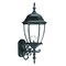 Homeroots Matte Black Ornamental Lantern Wall Light 398378 - alternate 2