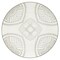 Homeroots Gray and Ivory Sixteen Piece Round Geometric Ceramic Service For Four Dinnerware Set 534534 - alternate 2