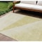 Homeroots 8' X 10' Wheat Gold And Ivory Geometric Washable Indoor Outdoor Area Rug 582503 - alternate 1