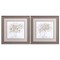 Homeroots Set Of Two Birch Grove Brown Framed Print Wall Art, 2PK 521550 - alternate 1