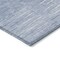 Homeroots 5' X 8' Denim Blue And Blue Abstract Washable Indoor Outdoor Area Rug 587405 - alternate 2