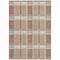 Homeroots 9' X 12' Copper Gold And Gray Plaid Washable Indoor Outdoor Area Rug 597587 - alternate 5