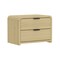 Manhattan Comfort Grace Nightstand in Natural Oak and Black - Set of 2 2-NS007-NO - alternate 2