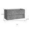 Homeroots 40" Gray Wood Freestanding Bathroom Vanity With White Sink And Two Drawers 627500 - alternate 2