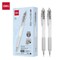 Deli SMMOS Retractable Gel Pen 0.5mm, Black Ink, 600m, 12PK EG057-BK - alternate 1