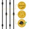 Nuvo Iron 13pcs Versailles Profile Balusters incl 7pcs of Single Collar 31 1/8'' & 6 pcs Dbl Collar 31 1/8'' RRC32VP-13SDC - alternate 2