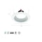 Lithonia Lighting Lithonia Lighting Juno 6" LED Round Baffle Retrofit Downlight, 700 LM, 3000K, White 6RLD-G4-07LM-30K-90CRI120-FRPC-WWH-M6 - alternate 2