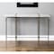 Homeroots 49" White and Brass Genuine Marble and Iron Distressed Six Leg Console Table 380223 - alternate 2