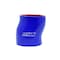 Hps Performance 2 in ID x 3 in L, 4-Ply High Temp Reinforced Silicone Straight Offset Coupler Hose, Blue HTSOC-200-BLUE - alternate 1