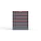Strong Hold 5 drawer cabinet - (5x 5ft) - Red accents - Keyed Different S3036-PPDAS-0502DS - alternate 1