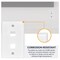 Newhouse Hardware 2-Port Wall Plate White, 5PK QP2-WH-05 - alternate 2