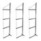Mytee Products 3 Pack 4 Tier Shipping Container Shelving Bracket w/ Hooks - 19inx77 1/2in, 551 lbs WLL, 3PK CNT-SHELF4x3 - alternate 2