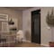 Vdomdoors Aluminum Door Iron 0101 Black Entry Steel Metal Classic Painted 36 x 96 (36 x 80+16)-Left Inswing IRON0101EXD-BLK-W36xH80+16-LH-I - alternate 2