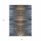 Homeroots 3' X 5' Blue Brown And Sky Blue Striped Washable Indoor Outdoor Area Rug 577980 - alternate 2