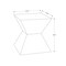 Monarch Specialties Accent Table 25"h, Indoor or Outdoor, Side Table, Nightstand, Bedroom, Living Room, Grey, Modern I 4125 - alternate 2