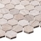 Andova Tiles Amarillo 1.25" x 1.25" Natural Stone Honeycomb Mosaic Wall & Floor Tile ANDAMA102 - alternate 3