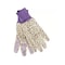Best Garden Womens 1 Size Fits All Canvas Garden Glove with Knit Cuff 726052 - alternate 2