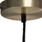 Homeroots Antiqued Brass Simple Iron Ceiling Light With Clear Shades 651621 - alternate 2