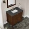James Martin Vanities Kinnsden 36" Single Vanity, Sable Oak w/ 3 CM Parisien Bleu Silestone Top D680-V36-SBK-3PBL - alternate 2