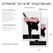 Signmission Jiu-jitsu, Vinyl Decals Only 24 Inch x 36 Inch, Vinyl Decal, 2PK DSB-2436-2PACK-Jiu-jitsu - alternate 2